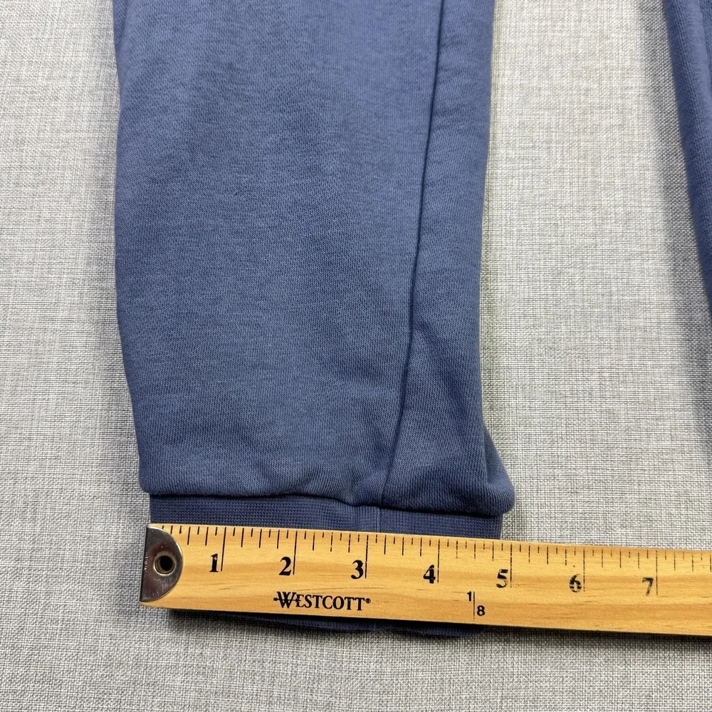Nike Sweatpants Mens L Blue Fleece Jogger Drawstring Pockets‎ Swoosh 31in